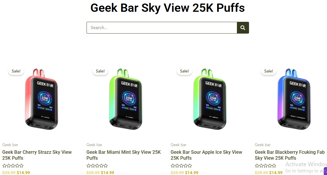 geek bar sky view​